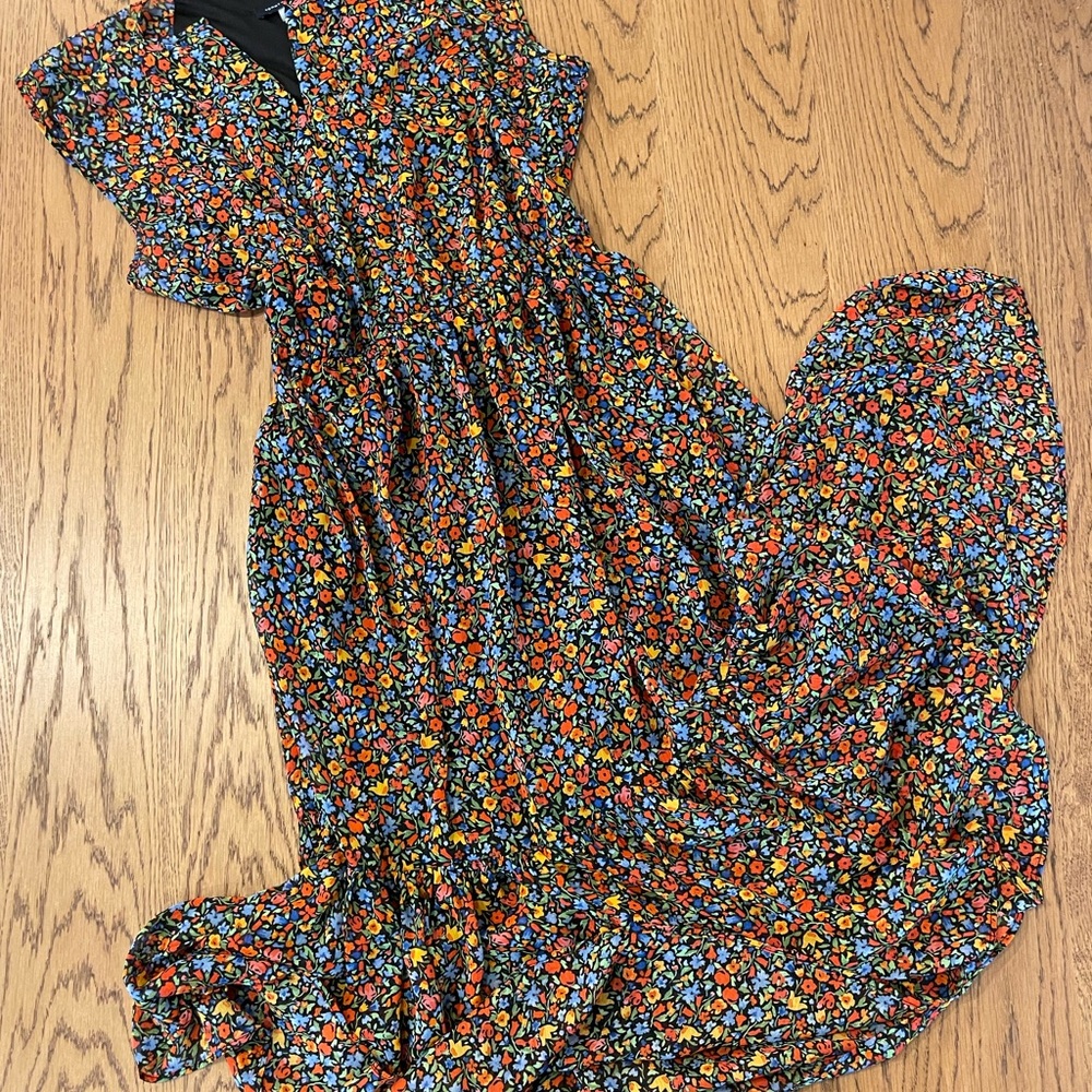 Tommy Hilfiger Black Floral Dress